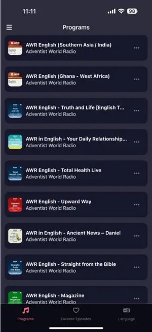 Adventist Media Centre screenshot 1