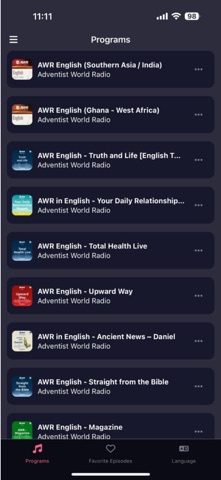 Adventist Media Centre screenshot