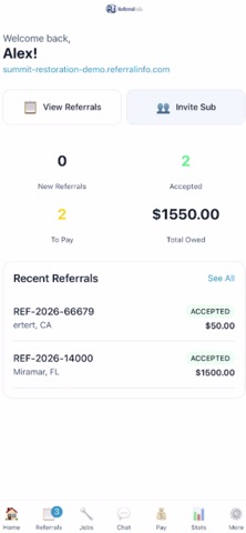 ReferralInfo screenshot