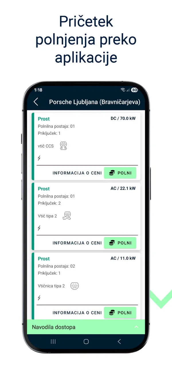 Screenshot #3 pour MOONcharge Slovenija