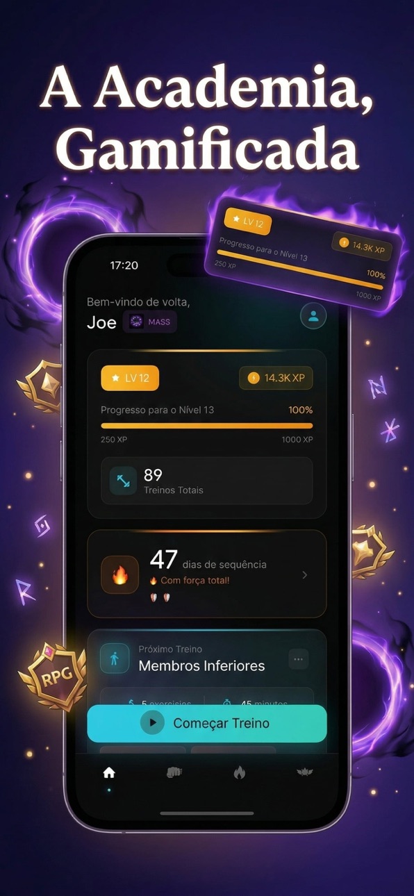 GymLevels: Ranked Gym Workouts iOS Mod IPA screenshot 2 - iOS app interface
