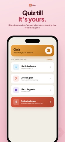 Moin - Learn & Speak German iPhone screenshot