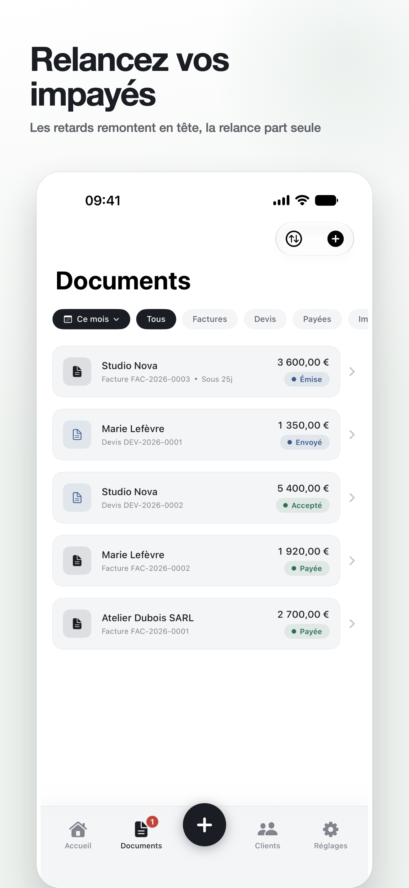 KONFORME : Factures & Devis screenshot 2