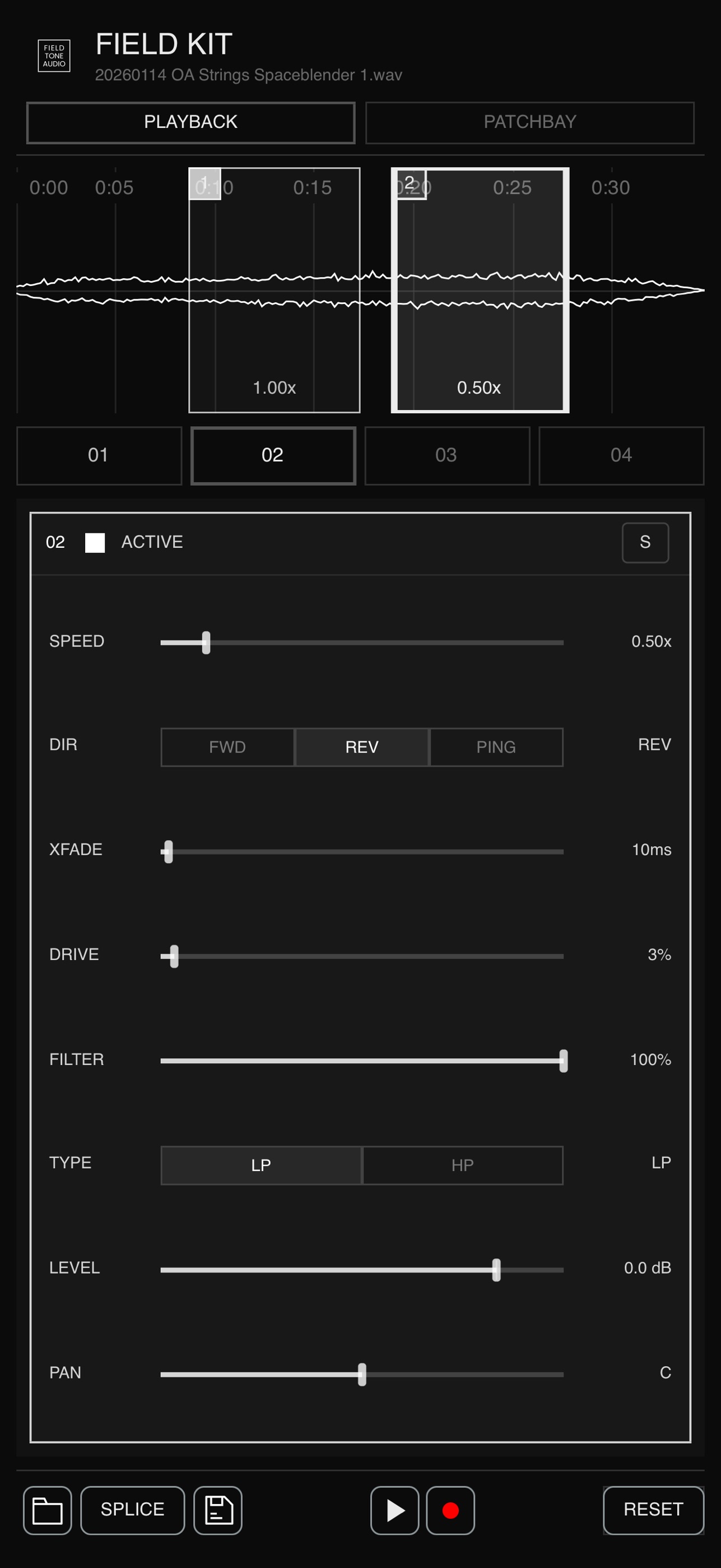 Screenshot 1 of FIELD KIT Playback Engine