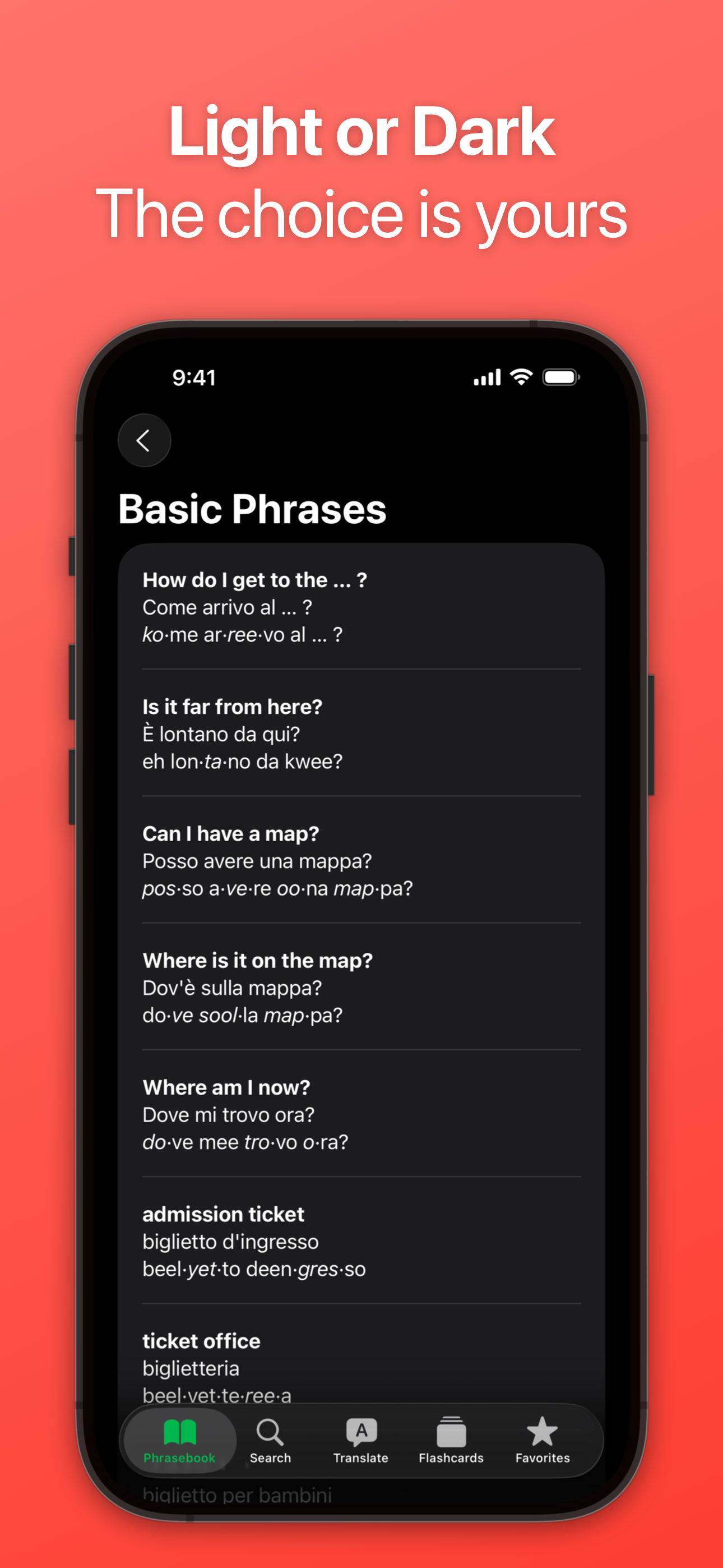 SpeakEasy Italian Phrasebook