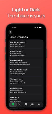 SpeakEasy Italian Phrasebook screenshot