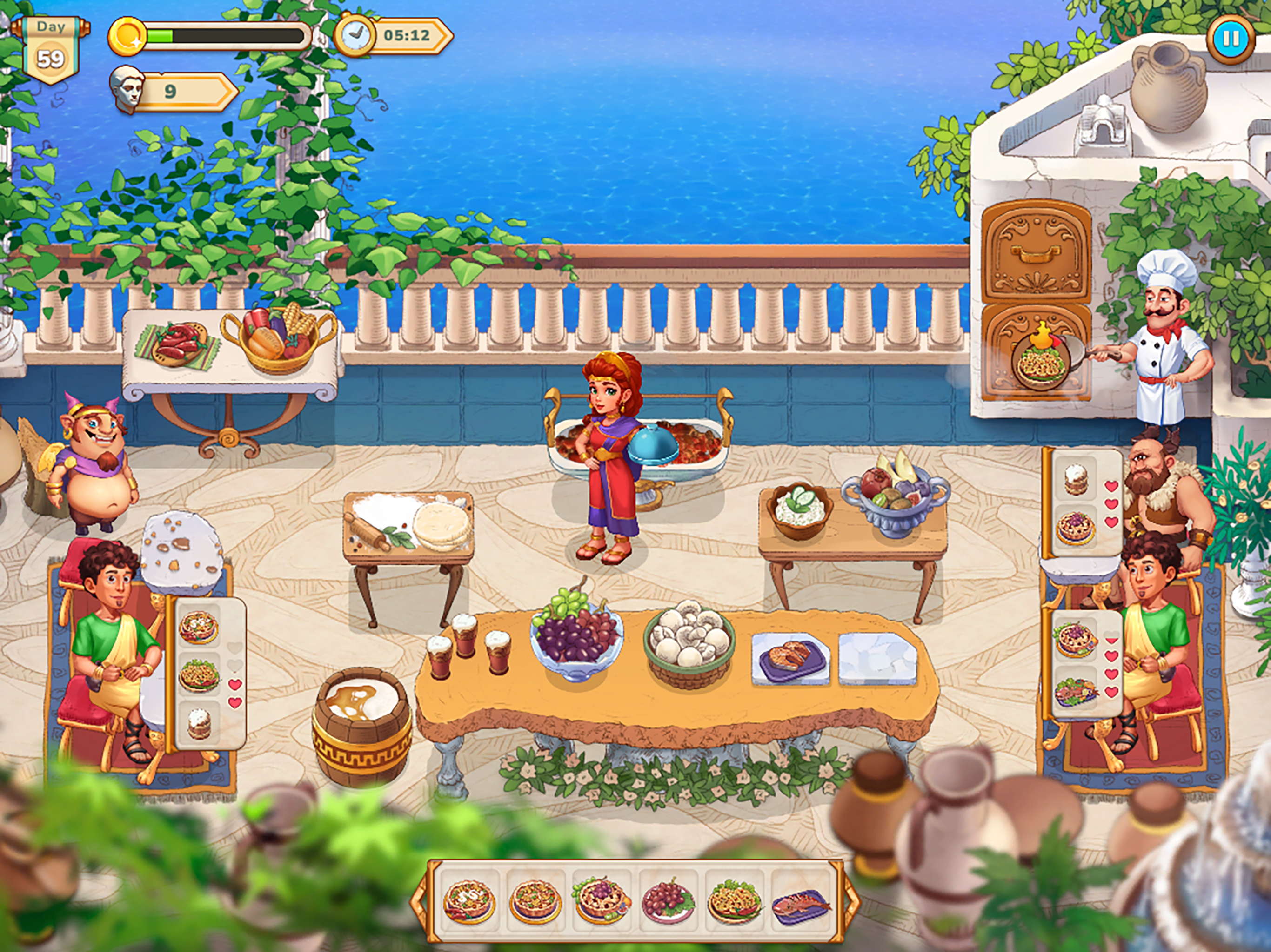 Greek Kitchen Frenzy: Dionysus