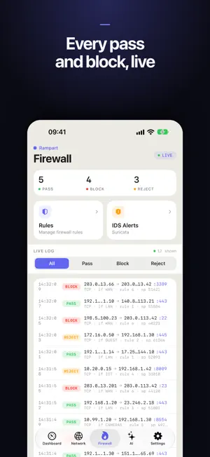 Rampart for OPNsense screenshot 2
