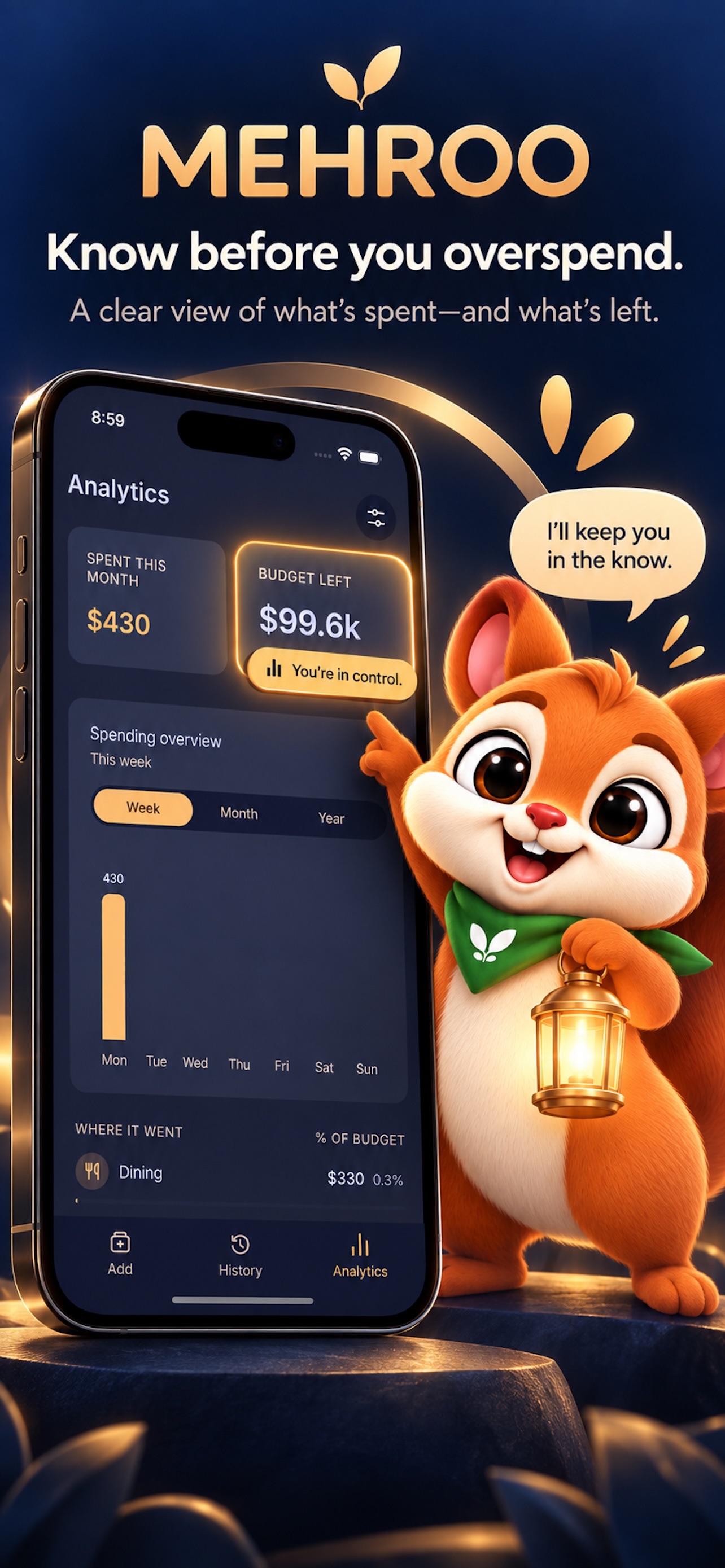 Screenshot 4 of Mehroo - Daily Expense Tracker