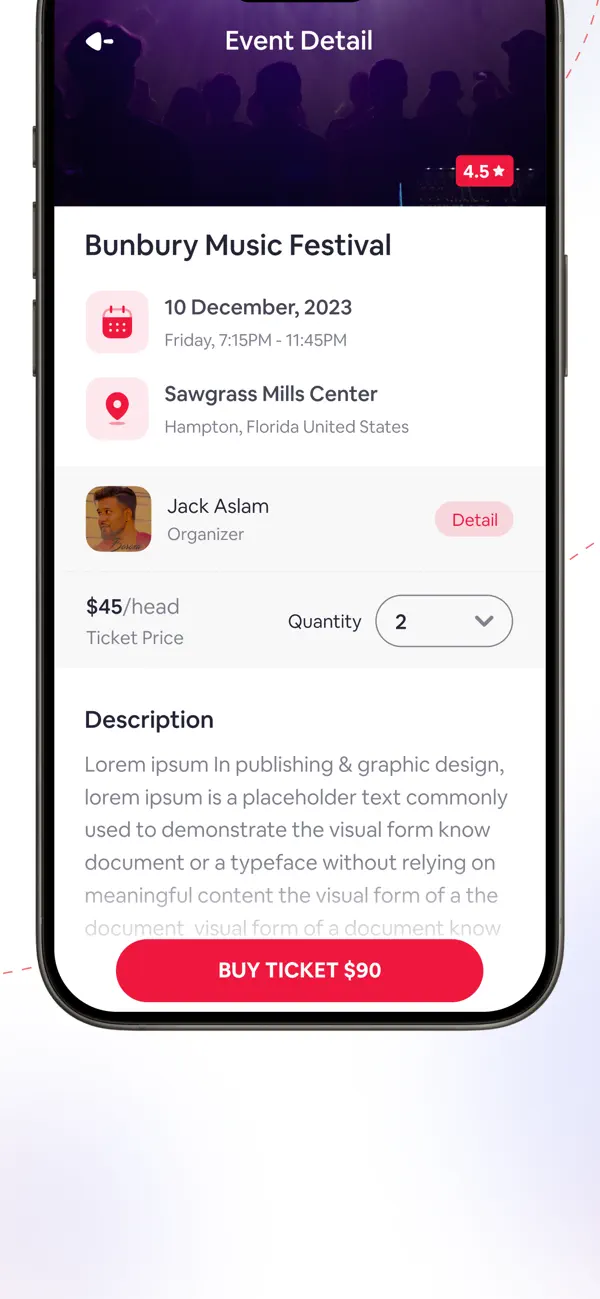 Screenshot #3 pour Dot Event