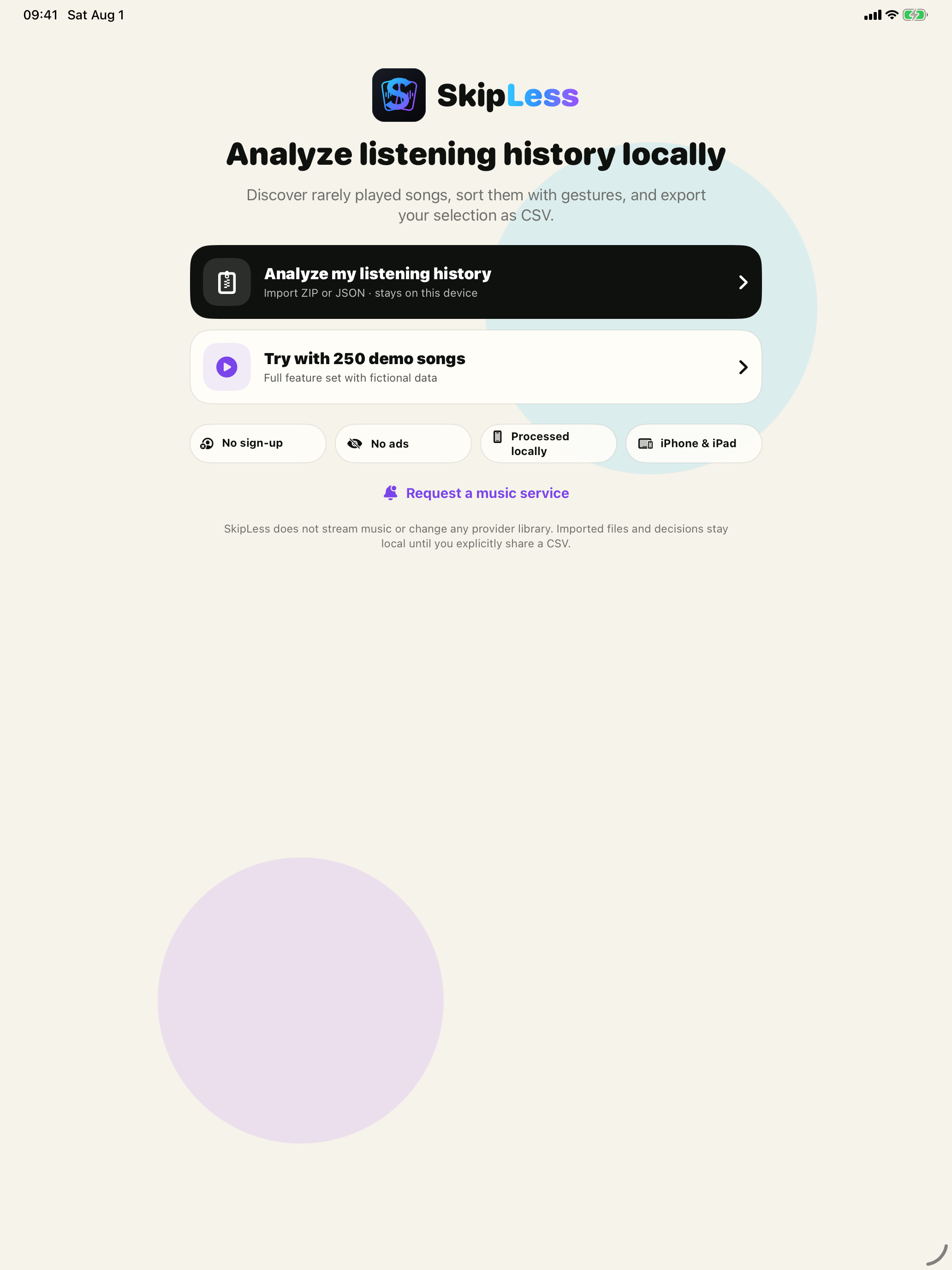 SkipLess: Music Analyzer screenshot 7