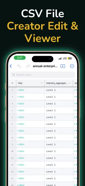 CSV Maker, Viewer & Editor screenshot 2