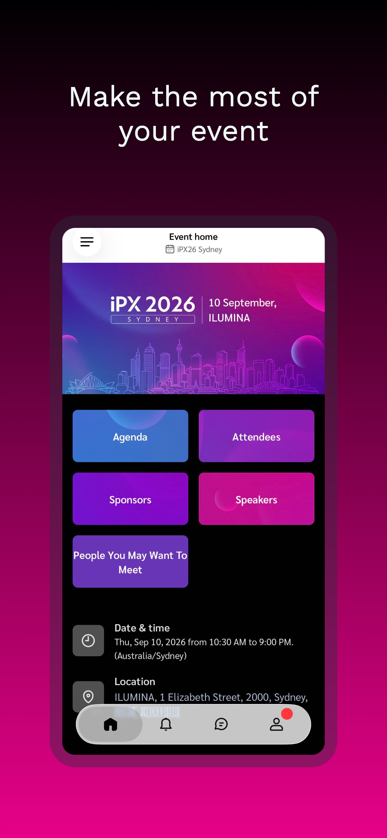 impact.com iPX Events screenshot 2