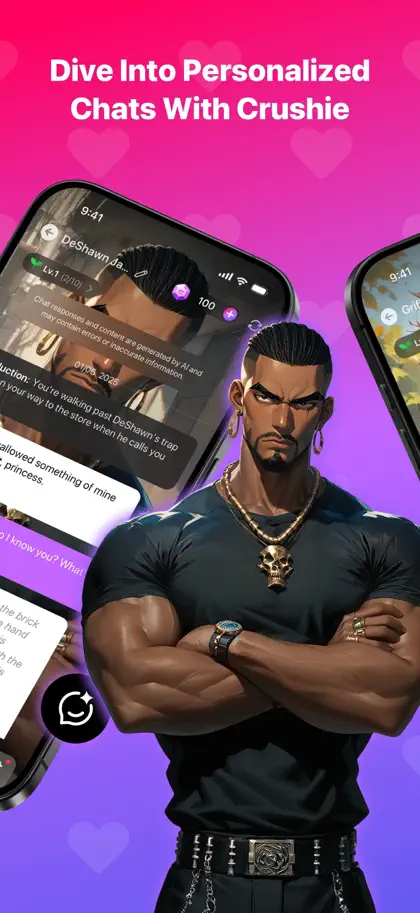 Screenshot 3 di 5 di Crushie Al: Chat & Companion