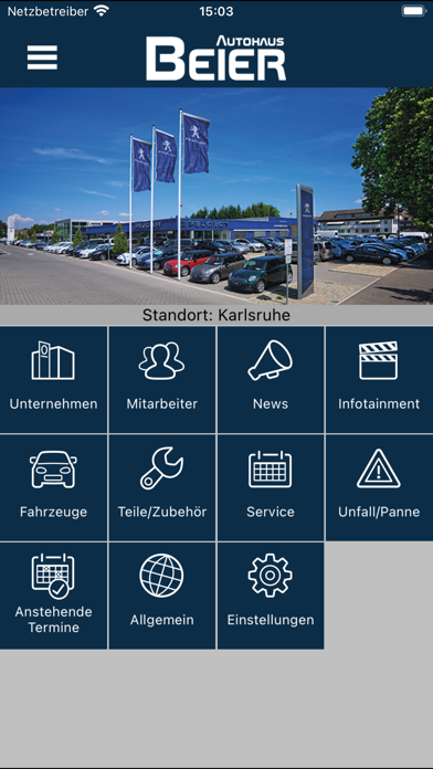 Screenshot #1 pour Mein Autohaus Beier
