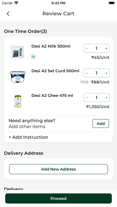 Organic Mandya Desi Milk Screenshot