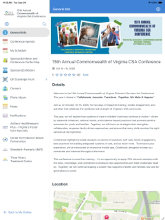 Annual CSA Conference screenshot 5