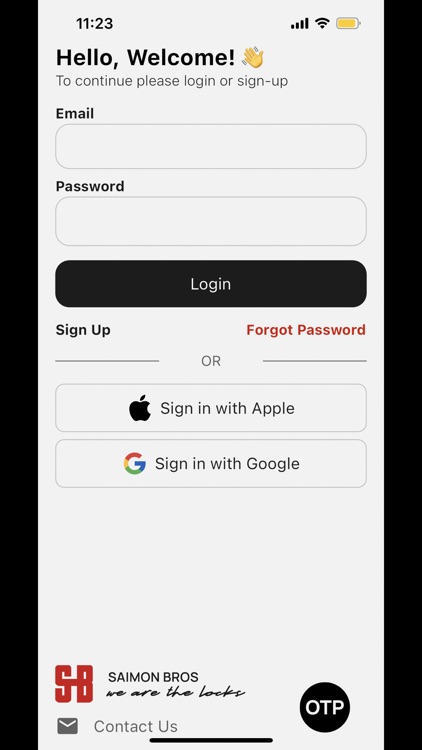 SB Smart Lock App