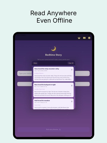 Moonlio iPad screenshot
