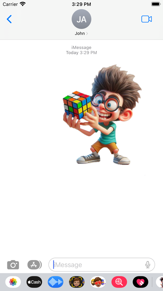 #4. Crazy Cube Stickers (iOS) Podle: Paul Scott
