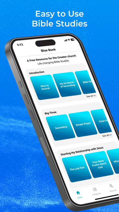 The Blue Book App Screenshot