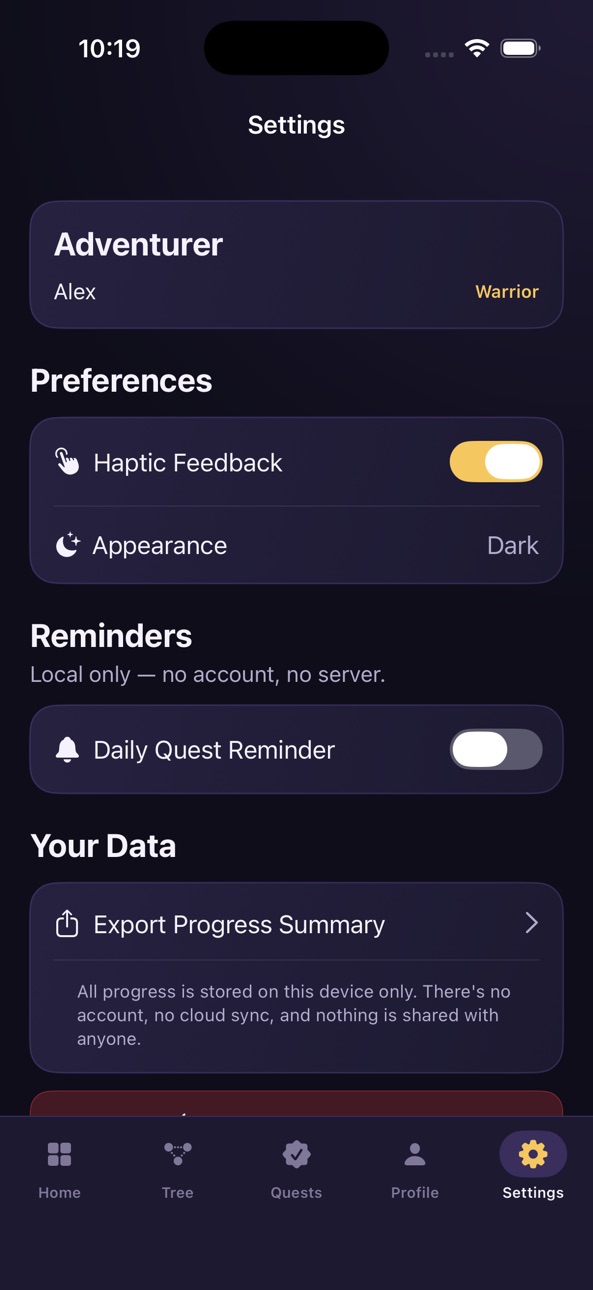 iPhone screenshot