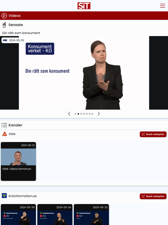 Screenshot #4 pour SiT - Info på teckenspråk