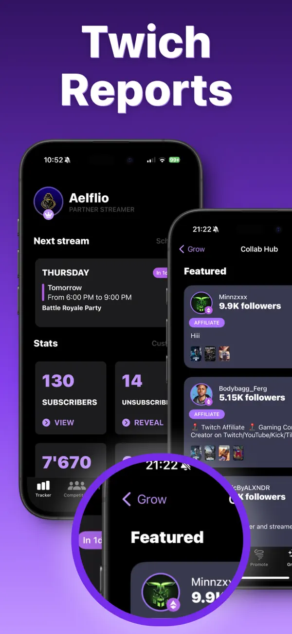Screenshot #2 pour Stream Tracker for Twitch Live