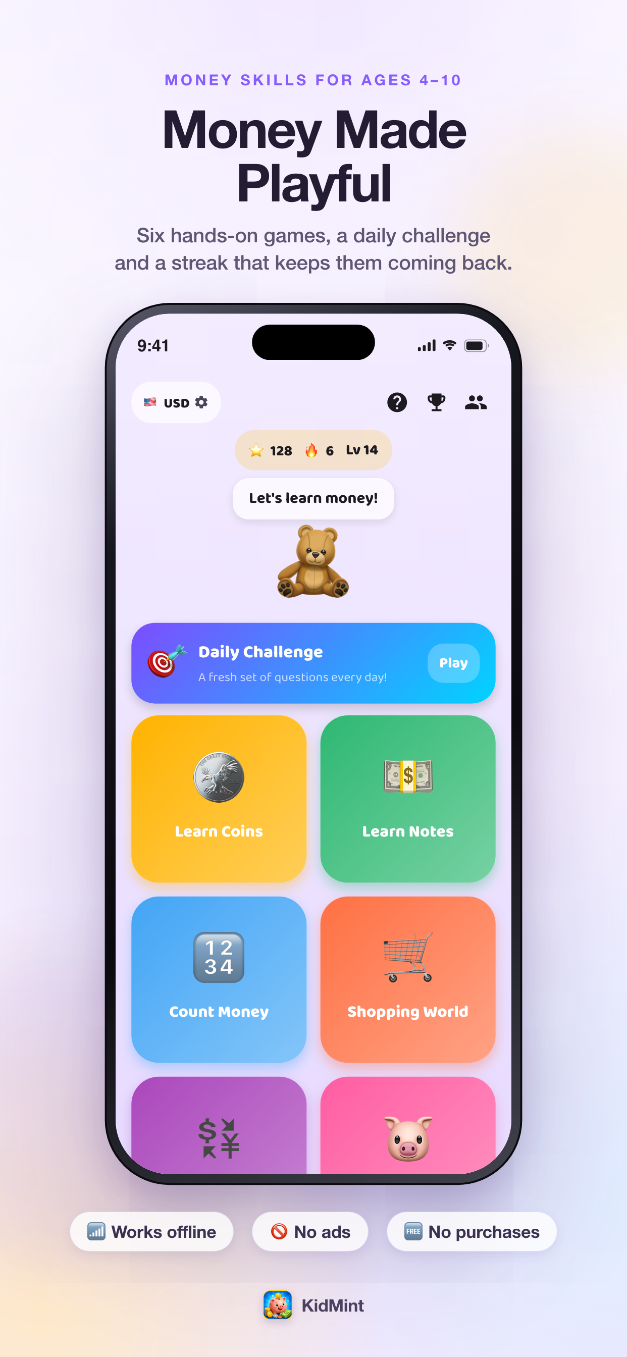 KidMint: Money Games Kids