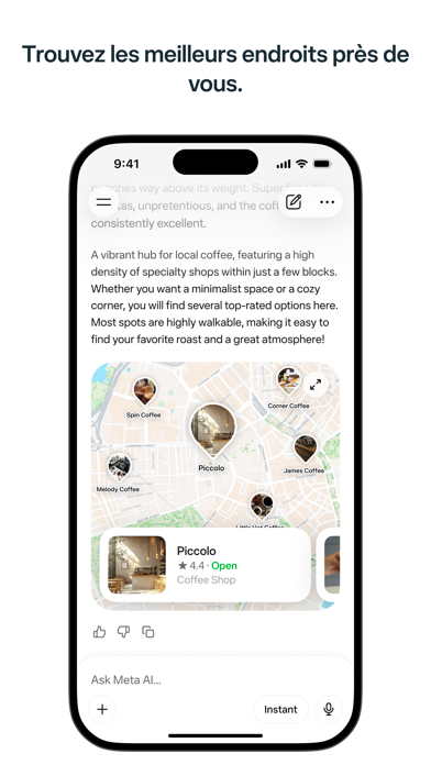 Screenshot #1 pour Meta AI: assistant et lunettes