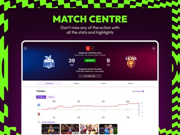 AFLW Official App iPad screenshot 4