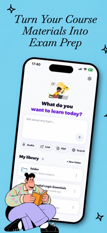 Leno - AI Study & Exam Prep Screenshot 1 of 8