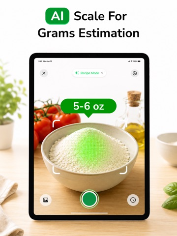 Scale For Grams - AI Estimate iPad screenshot