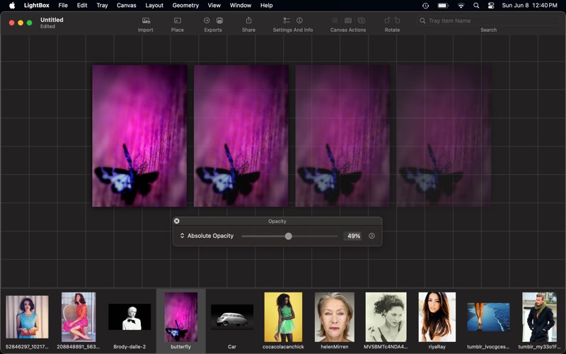 Lightbox PX screenshot
