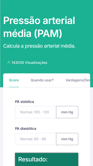 Calculadoras Médicas Screenshot