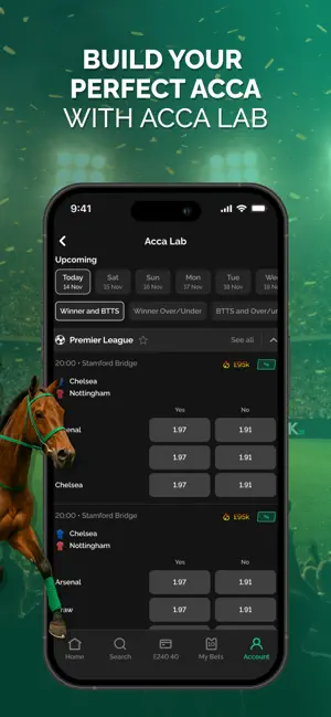 SBK World Football Betting iPhone screenshot 2