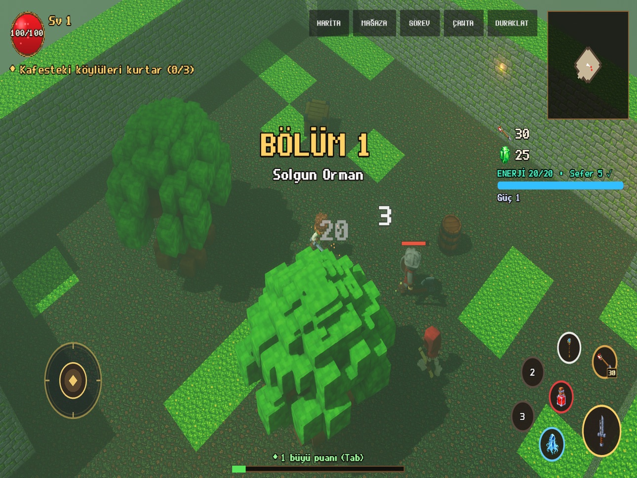 Screenshot 4 of Blok Zindan: Aksiyon RPG