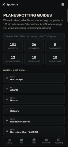 Spotterra: Plane Spotting Screenshot 9 of 9