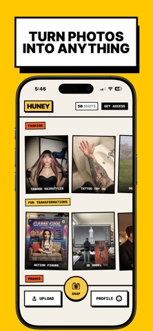 Huney: AI Photo Editor Screenshot 2 of 4