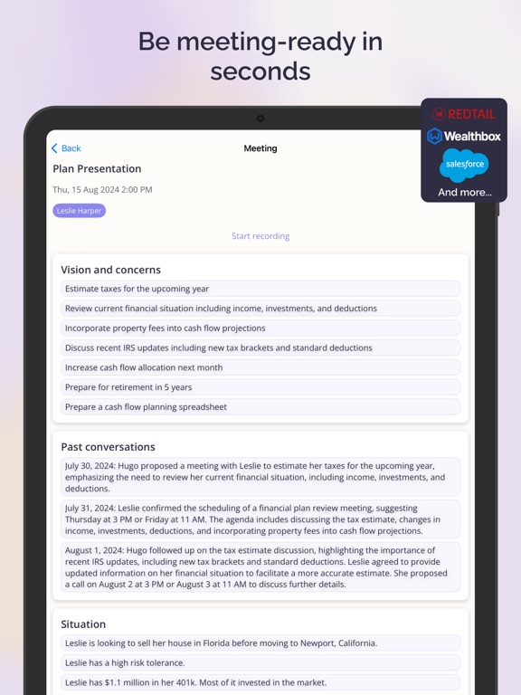 Vega Minds iPad screenshot 5 - Business app