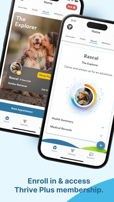 Thrive Pet Healthcare Screenshot