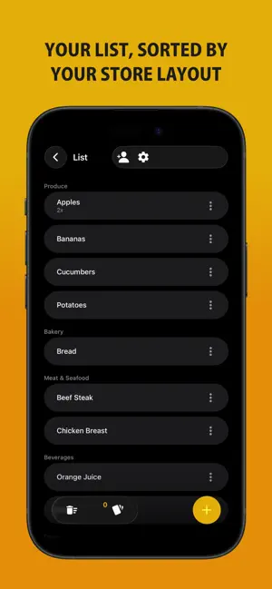 ShoppingCard - grocery list screenshot 3