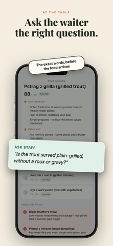 Travel Safe Bites Food Scanner iPhone screenshot