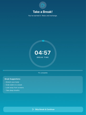 Focus Quest - Pomodoro Timer iPad screenshot