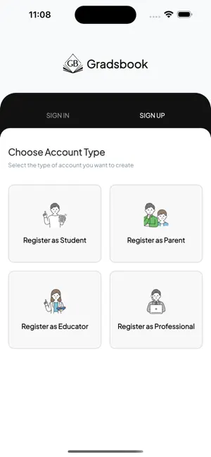 Gradsbook screenshot 1