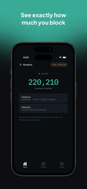 Numbra: Block Spam Calls screenshot 1