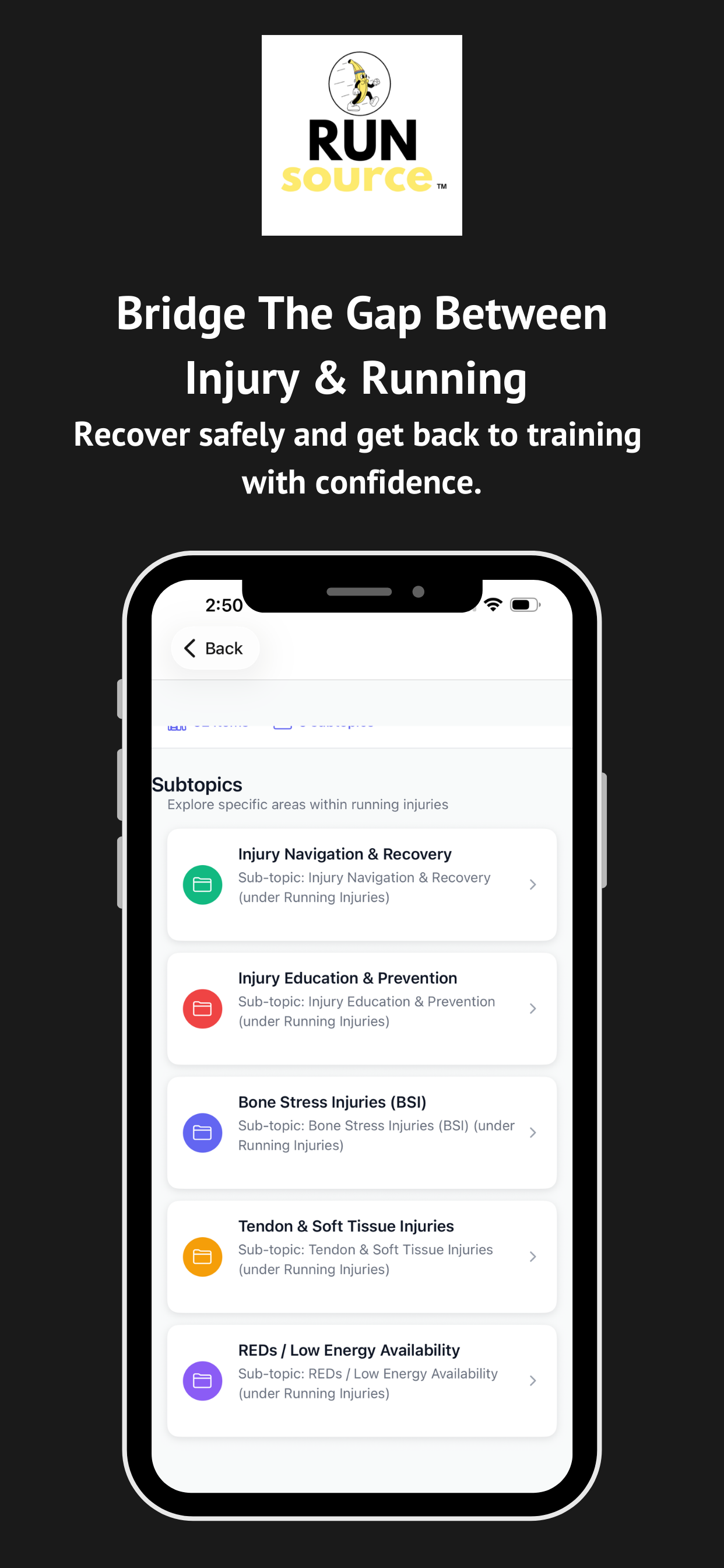 Runsource: Injury, Performance