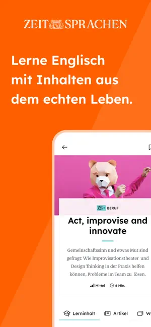 Lerne Englisch - ZEIT SPRACHEN screenshot 1