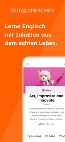 Lerne Englisch - ZEIT SPRACHEN iPhone screenshot