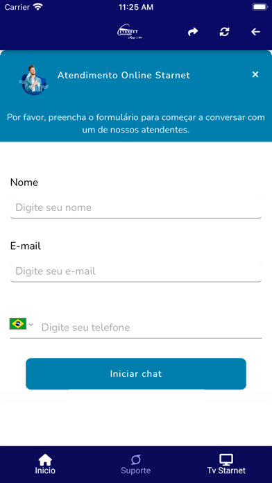 Starnet Internet Screenshot